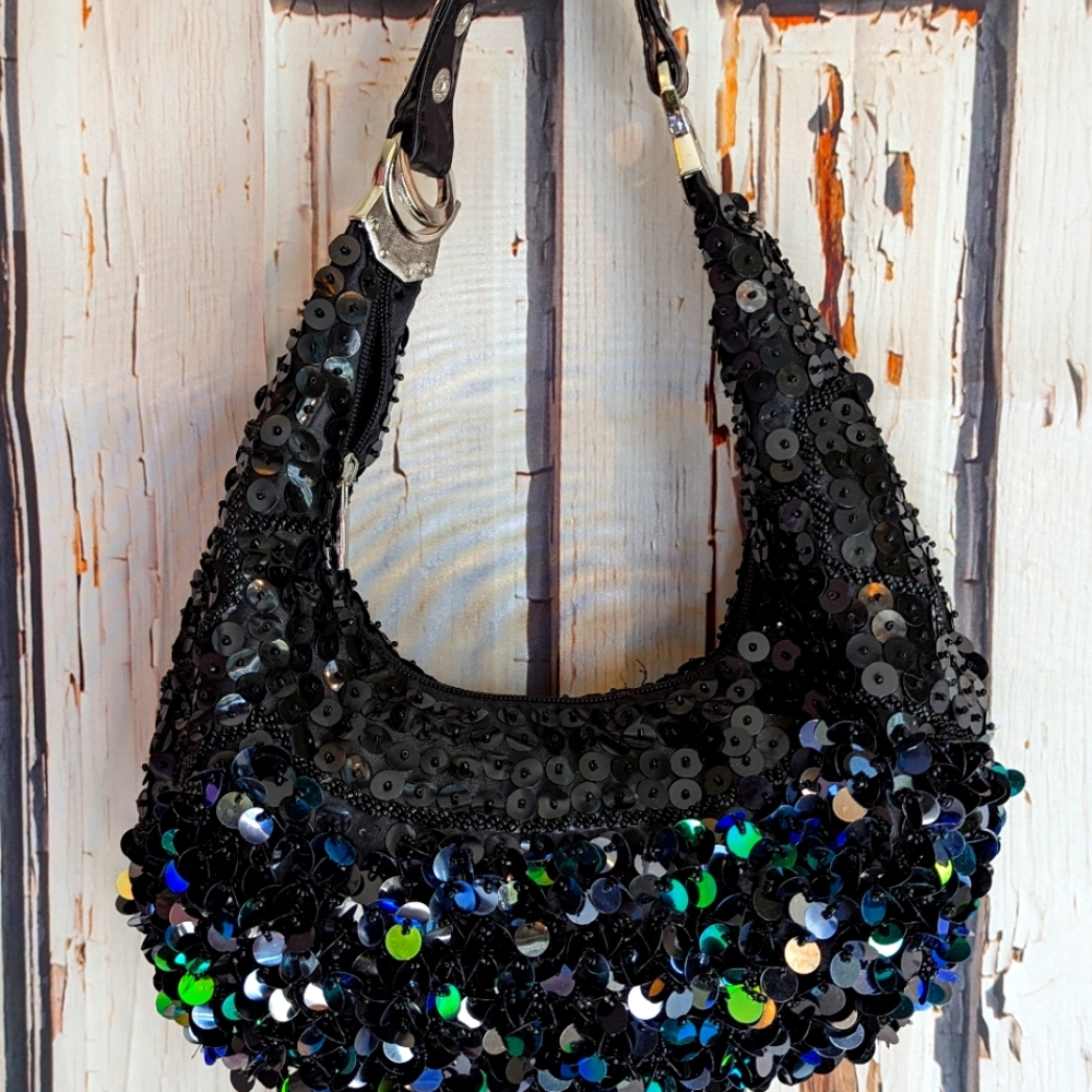 Nicole Lee sequined handbag